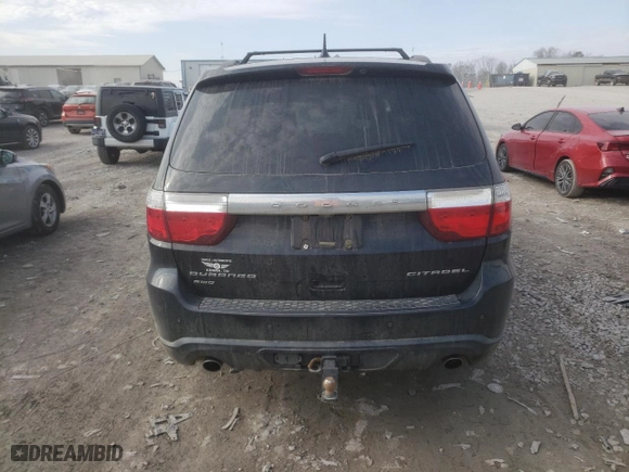 2012 Dodge Durango Citadel with VIN 1C4SDJET4CC158026, listed as a Copart auction lot 43794785 with 202,219 mi miles and Salvage Title. Bid and sale history available at carsss.com. Image 6.