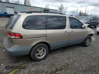 2002 Toyota Sienna LE with VIN 4T3ZF13C32U461354, listed as a Copart auction lot 51714785 with 342,576 mi miles and Salvage Title. Bid and sale history available at carsss.com. Image 3.