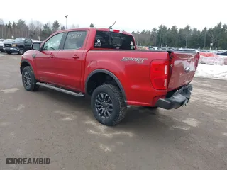 2020 Ford Ranger XL with VIN 1FTER4FH5LLA59886, listed as a IAAI auction lot 41721687 with 26,550 mi miles. Bid and sale history available at carsss.com. Image 3.