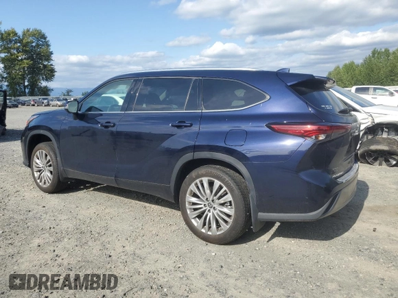 2023 Toyota Highlander L with VIN 5TDKDRBH8PS038426, listed as a Copart auction lot 59419565 with 17,495 mi miles and Salvage title. Bid and sale history available at DreamBid. Image 2.