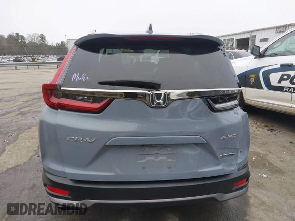 2022 Honda CR-V Touring with VIN 2HKRW2H99NH664523, listed as a IAAI auction lot 41614848 with 29,982 mi miles. Bid and sale history available at carsss.com. Image 17.