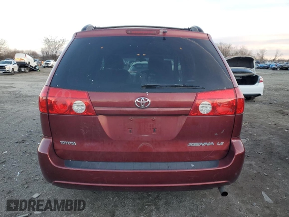 2006 Toyota Sienna CE с VIN 5TDZA23C86S471955, выставлен на аукционе Copart как лот 84844014 с пробегом 223 635 миль миль и Списание • Salvage title. История ставок и продаж доступна на DreamBid. Изображение 6.