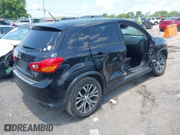 2016 Mitsubishi Outlander SE with VIN JA4AP3AW4GZ047259, listed as a IAAI auction lot 42558030 with 146,345 mi miles and . Bid and sale history available at DreamBid. Image 4.