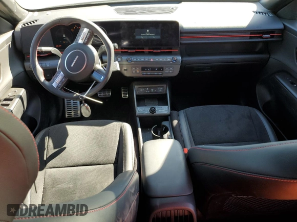 2024 Hyundai Kona N Line with VIN KM8HACA3XRU069998, listed as a Copart auction lot 77043434 with 5,459 mi miles and Salvage Title. Bid and sale history available at DreamBid. Image 8.