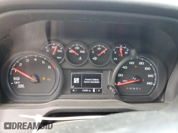 2023 Chevrolet Silverado 1500 Work Truck with VIN 3GCNAAEK8PG365244, listed as a Copart auction lot 54698085 with 114,391 mi miles and Clean Title. Bid and sale history available at DreamBid. Image 9.
