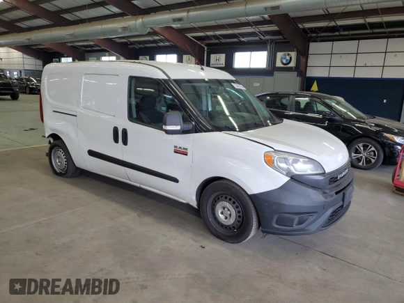 2020 Ram ProMaster City Cargo Tradesman with VIN ZFBHRFAB0L6P21757, listed as a Copart auction lot 72467424 with Not Provided miles and Salvage Title. Bid and sale history available at DreamBid. Image 4.