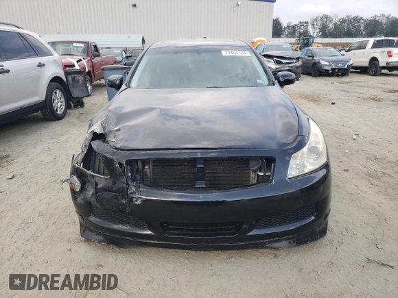 2007 Infiniti G35 Journey with VIN JNKBV61E77M721070, listed as a Copart auction lot 73104124 with 227,742 mi miles and Salvage Title. Bid and sale history available at DreamBid. Image 5.