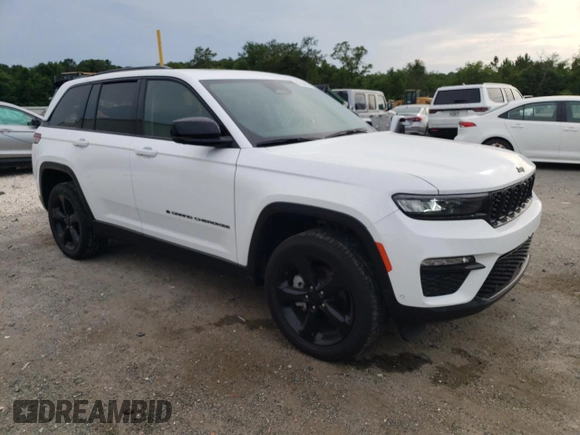 2023 Jeep Grand Cherokee Limited with VIN 1C4RJHBG2P8910144, listed as a Copart auction lot 57204435 with 18,016 mi miles and Salvage title. Bid and sale history available at DreamBid. Image 4.