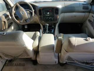 2001 Toyota Land Cruiser with VIN JTEHT05J012006393, listed as a Copart auction lot 50062695 with 319,586 mi miles and Clean Title. Bid and sale history available at carsss.com. Image 8.