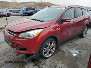 2015 Ford Escape Titanium with VIN 1FMCU9J99FUB25482, listed as a Copart auction lot 43630915 with 150,943 mi miles and Salvage Title. Bid and sale history available at DreamBid. Image 1.