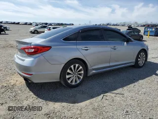 2017 Hyundai Sonata Sport with VIN 5NPE34AFXHH583540, listed as a Copart auction lot 51006665 with 133,404 mi miles and Salvage Title. Bid and sale history available at DreamBid. Image 3.