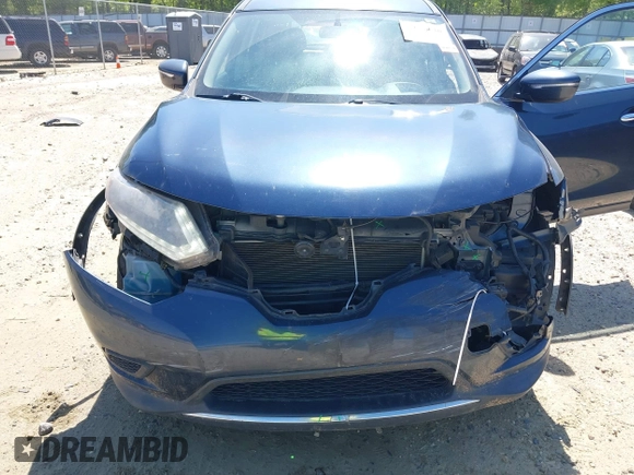 2015 Nissan Rogue SV with VIN KNMAT2MTXFP588646, listed as a IAAI auction lot 42026030 with 148,896 mi miles. Bid and sale history available at carsss.com. Image 6.