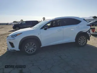 2020 Lexus NX with VIN JTJSARDZ7L5011357, listed as a Copart auction lot 51182075 with 58,908 mi miles and Salvage Title. Bid and sale history available at carsss.com. Image 1.