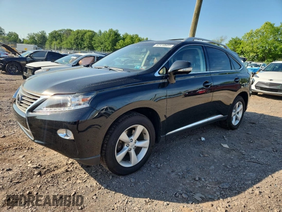 2015 Lexus RX 350 with VIN JTJBK1BA3F2470127, listed as a Copart auction lot 62410605 with 89,277 mi miles and Salvage title. Bid and sale history available at DreamBid. Image 1.