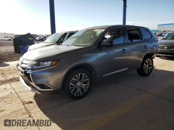 2016 Mitsubishi Outlander ES with VIN JA4AD2A38GZ035804, listed as a Copart auction lot 56768395 with 144,821 mi miles and Salvage title. Bid and sale history available at DreamBid. Image 1.