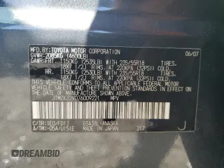 2007 Toyota RAV4 Sport z VIN JTMZK32V076009221, wystawiony jako Copart lot #75331574 z przebiegiem 214 017 mil mil oraz Szkoda całkowita • Salvage title. Historia ofert i sprzedaży dostępna na DreamBid. Obrazek 13.