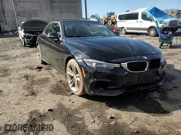 2018 BMW 4 Series 430i with VIN WBA4Z1C56JEC72044, listed as a Copart auction lot 44455245 with 47,077 mi miles and Salvage Title. Bid and sale history available at DreamBid. Image 10.