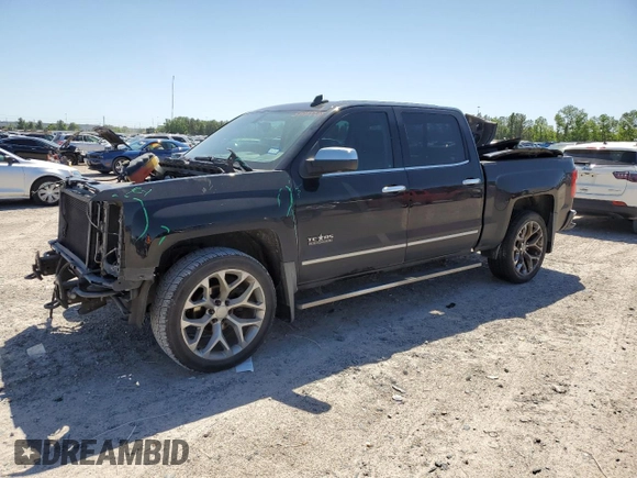 2017 Chevrolet Silverado 1500 LTZ with VIN 3GCPCSEC9HG109262, listed as a Copart auction lot 51075535 with 188,216 mi miles and Salvage Title. Bid and sale history available at DreamBid. Image 1.