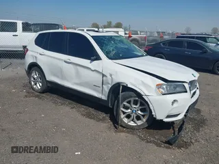 2014 BMW X3 xDrive35i z VIN 5UXWX7C59EL984730, wystawiony jako IAAI lot #41867733 z przebiegiem 114 968 mil mil oraz . Historia ofert i sprzedaży dostępna na DreamBid. Obrazek 1.
