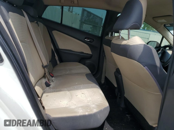 2017 Toyota Prius Two with VIN JTDKBRFU7H3055041, listed as a Copart auction lot 60864105 with 113,762 mi miles and Salvage title. Bid and sale history available at DreamBid. Image 10.
