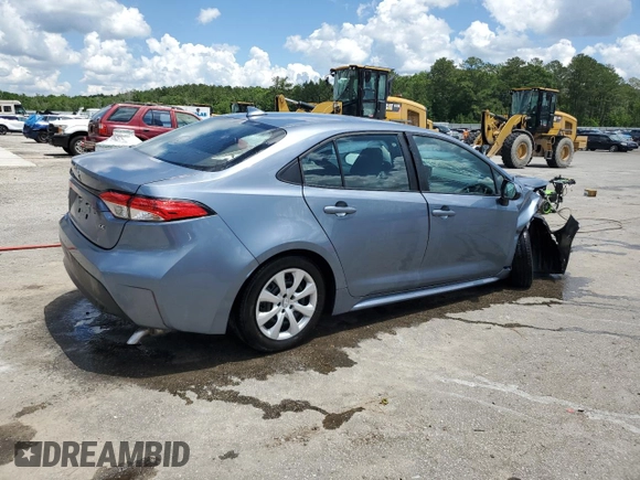 2024 Toyota Corolla LE z VIN 5YFB4MDE2RP205140, wystawiony jako Copart lot #56871145 z przebiegiem 2 515 mil mil oraz Szkoda całkowita • Salvage title. Historia ofert i sprzedaży dostępna na DreamBid. Obrazek 3.