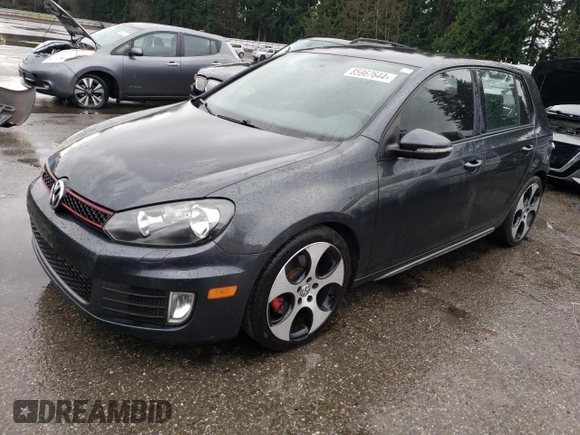 2011 Volkswagen GTI w/Sunroof & Navi PZEV z VIN WVWGD7AJ0BW133344, wystawiony jako Copart lot #85967644 z przebiegiem 77 879 mil mil oraz Szkoda całkowita • Salvage title. Historia ofert i sprzedaży dostępna na DreamBid. Obrazek 1.