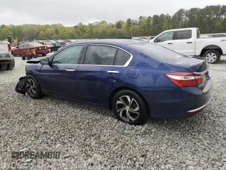 2016 Honda Accord Sedan LX with VIN 1HGCR2F36GA162950, listed as a Copart auction lot 50535345 with 45,663 mi miles and Salvage Title. Bid and sale history available at carsss.com. Image 2.