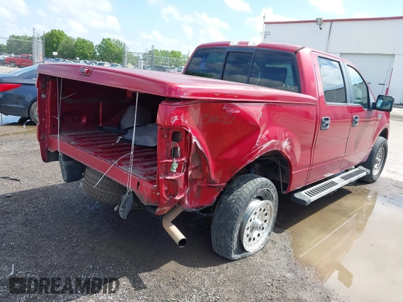 2008 Ford F-150 XLT with VIN 1FTPW14518FA62606, listed as a IAAI auction lot 41923904 with 123,010 mi miles. Bid and sale history available at carsss.com. Image 6.
