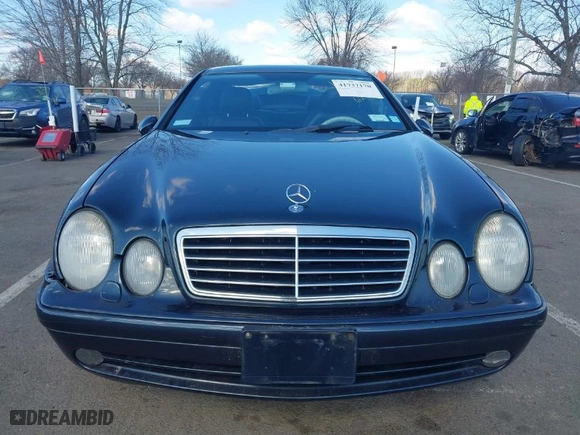 2002 Mercedes-Benz CLK-Class AMG with VIN WDBLJ74GX2T106286, listed as a IAAI auction lot 41737170 with 136,170 mi miles. Bid and sale history available at carsss.com. Image 12.