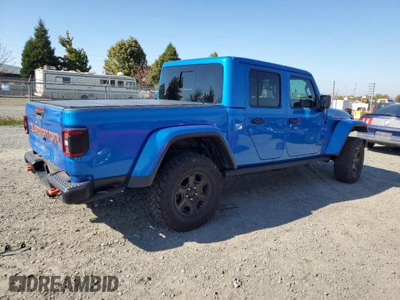 2021 Jeep Gladiator Mojave with VIN 1C6JJTEG0ML557348, listed as a Copart auction lot 74515434 with 30,901 mi miles and Salvage title. Bid and sale history available at DreamBid. Image 3.