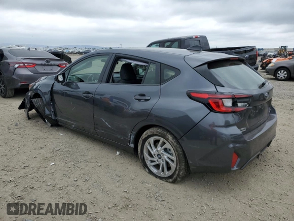 2024 Subaru Impreza with VIN JF1GUABC0R8363841, listed as a Copart auction lot 50471585 with 15,857 mi miles and Salvage Title. Bid and sale history available at carsss.com. Image 2.