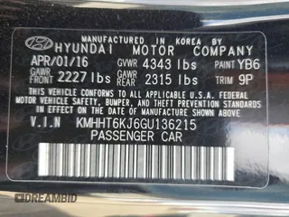 2016 Hyundai Genesis Coupe 3.8L Base with VIN KMHHT6KJ6GU136215, listed as a Copart auction lot 78511724 with 55,533 mi miles and Salvage Title. Bid and sale history available at carsss.com. Image 12.
