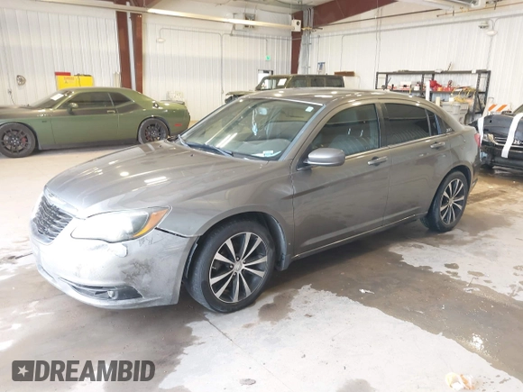 2013 Chrysler 200 Limited with VIN 1C3CCBCG9DN701934, listed as a IAAI auction lot 42096196 with 165,839 mi miles. Bid and sale history available at carsss.com. Image 2.