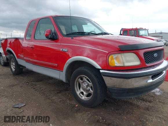 1997 Ford F-150 XL z VIN 1FTEX17L5VND20741, wystawiony jako IAAI lot #42160059 z przebiegiem 222 847 mil mil oraz . Historia ofert i sprzedaży dostępna na DreamBid. Obrazek 1.
