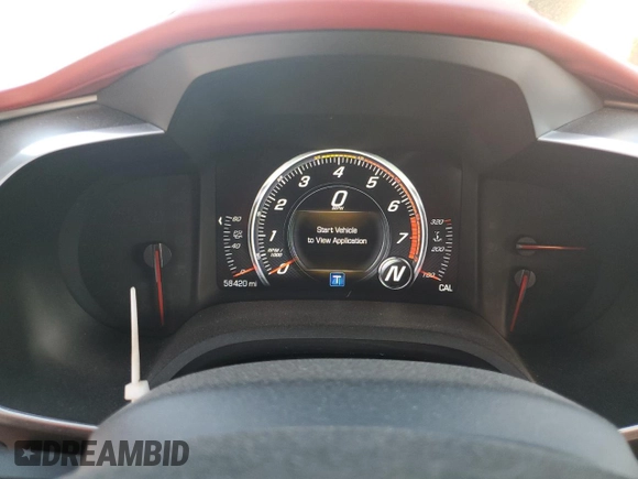 2017 Chevrolet Corvette with VIN 1G1Y13D76H5100247, listed as a Copart auction lot 86346804 with 58,420 mi miles and Salvage title. Bid and sale history available at DreamBid. Image 9.