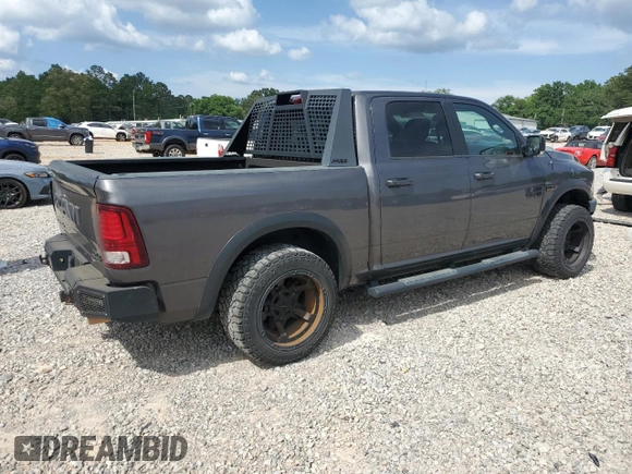 2017 Ram 1500 Rebel with VIN 1C6RR7YT2HS612311, listed as a Copart auction lot 55109725 with 142,796 mi miles and Salvage title. Bid and sale history available at DreamBid. Image 3.