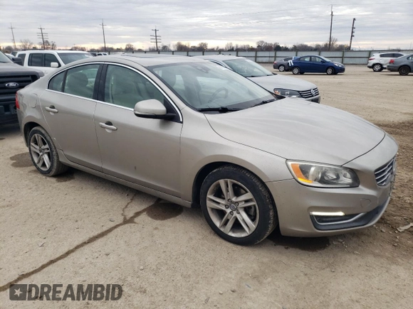 2015 Volvo S60 T5 Drive-E Premier Plus with VIN YV126MFC8F1307154, listed as a Copart auction lot 87926365 with 90,403 mi miles and Clean Title. Bid and sale history available at DreamBid. Image 4.