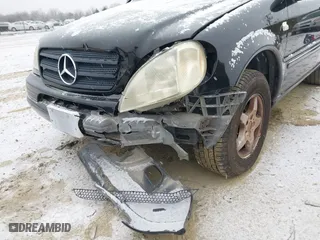 2001 Mercedes-Benz M-Class with VIN 4JGAB54E21A252034, listed as a IAAI auction lot 41573177 with 168,672 mi miles. Bid and sale history available at carsss.com. Image 6.