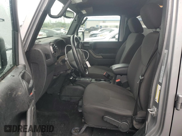 2017 Jeep Wrangler Unlimited Sport with VIN 1C4BJWDG1HL754907, listed as a Copart auction lot 56607585 with 66,324 mi miles and Salvage title. Bid and sale history available at DreamBid. Image 7.