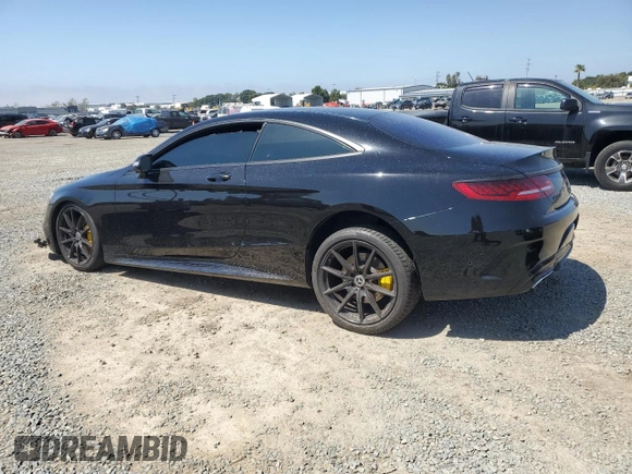 2018 Mercedes-Benz S-Class S 560 with VIN WDDXJ8GB7JA035377, listed as a Copart auction lot 49506415 with 55,535 mi miles and Salvage Title. Bid and sale history available at carsss.com. Image 2.