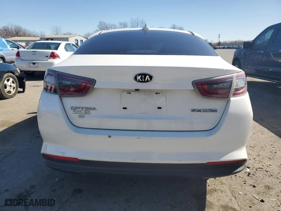 2014 Kia Optima Hybrid EX with VIN KNAGN4AD7E5065377, listed as a Copart auction lot 50692575 with 152,449 mi miles and Clean Title. Bid and sale history available at carsss.com. Image 6.