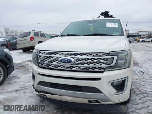 2019 Ford Expedition Platinum with VIN 1FMJU1MT8KEA24308, listed as a IAAI auction lot 41510256 with 143,011 mi miles. Bid and sale history available at carsss.com. Image 12.