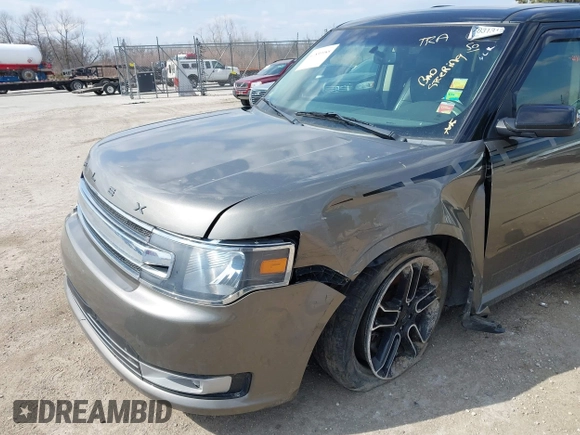 2014 Ford Flex SEL z VIN 2FMGK5C81EBD36460, wystawiony jako IAAI lot #41859985 z przebiegiem 160 572 mil mil oraz . Historia ofert i sprzedaży dostępna na DreamBid. Obrazek 6.