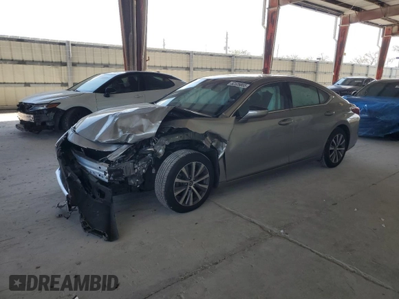 2021 Lexus ES with VIN 58ADZ1B1XMU105764, listed as a Copart auction lot 52539865 with 36,263 mi miles and Non Repairable. Bid and sale history available at carsss.com. Image 1.