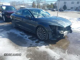 2018 Audi A5 Sportback Prestige z VIN WAUCNCF50JA062901, wystawiony jako IAAI lot #41566220 z przebiegiem 98 852 mil mil oraz . Historia ofert i sprzedaży dostępna na DreamBid. Obrazek 1.