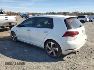 2020 Volkswagen Golf GTI S with VIN 3VW6T7AU4LM010153, listed as a Copart auction lot 73808063 with 44,502 mi miles and Salvage Title. Bid and sale history available at carsss.com. Image 2.