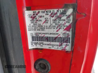 1996 Ford F-150 с VIN 1FTEF14H3TLB40539, выставлен на аукционе IAAI как лот 42499986 с пробегом Не указан миль и . История ставок и продаж доступна на DreamBid. Изображение 9.