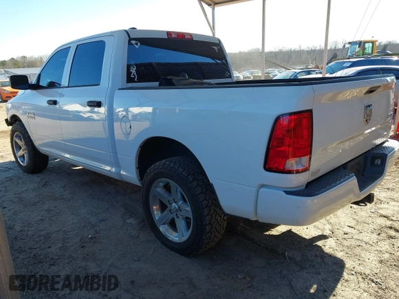 2018 Ram 1500 Express with VIN 1C6RR7KG1JS258489, listed as a IAAI auction lot 41324117 with 65,246 mi miles and . Bid and sale history available at DreamBid. Image 3.