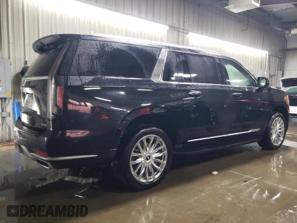 2023 Cadillac Escalade ESV 4WD Premium Luxury z VIN 1GYS4KKL7PR268558, wystawiony jako Copart lot #89128085 z przebiegiem 62 628 mil mil oraz Czysty tytuł • Clean title. Historia ofert i sprzedaży dostępna na DreamBid. Obrazek 3.