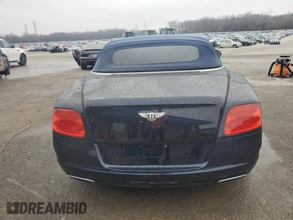 2013 Bentley Continental GT with VIN SCBGR3ZA3DC078314, listed as a Copart auction lot 43062685 with 71,542 mi miles and Salvage Title. Bid and sale history available at DreamBid. Image 6.